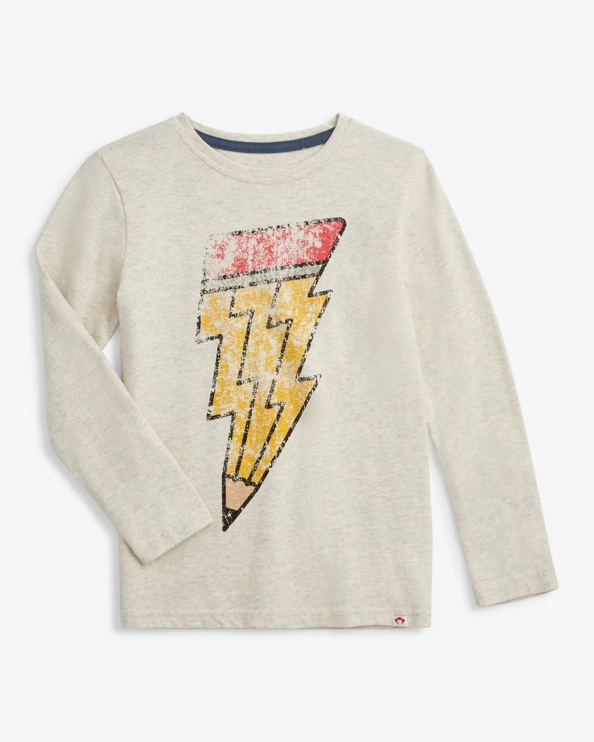 Graphic LS Tee Cloud Heather