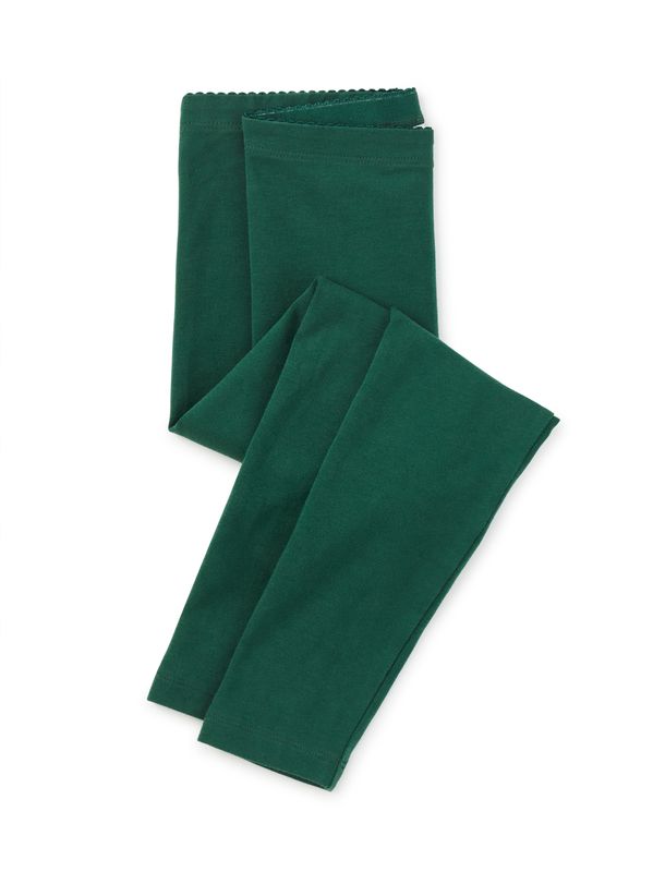 Solid Leggings Pine Needle