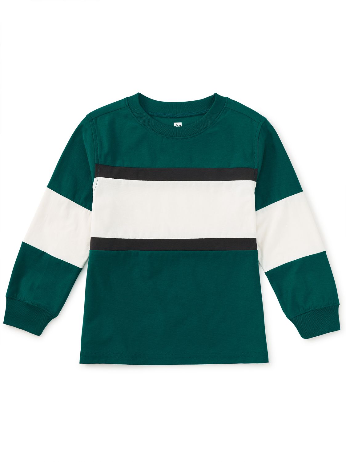 Colorblock Rugby Top Jade