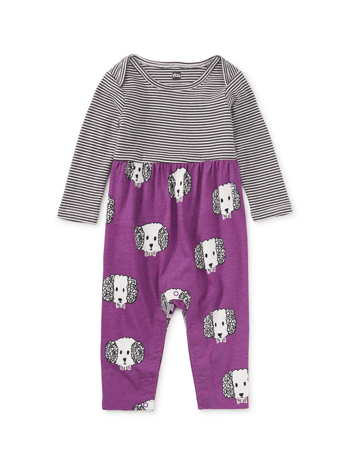 Print Mix Baby Romper Maltipoo