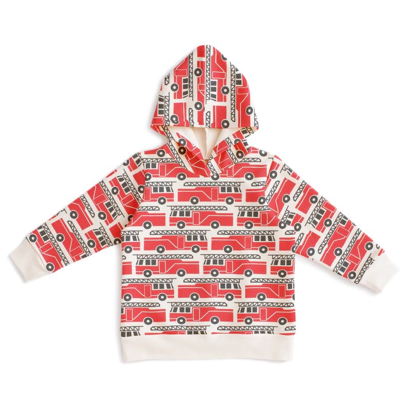 Hoodie Firetrucks Red