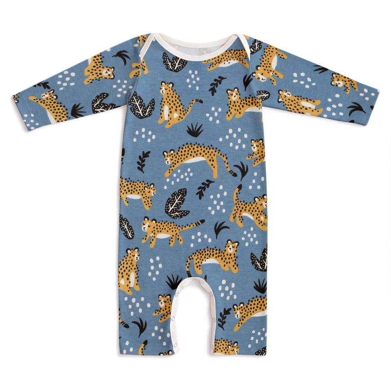 LS Romper Wildcats Lake Blue
