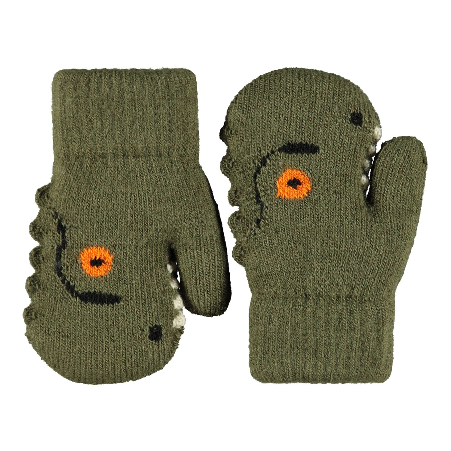 Kenau Mittens Bark Green
