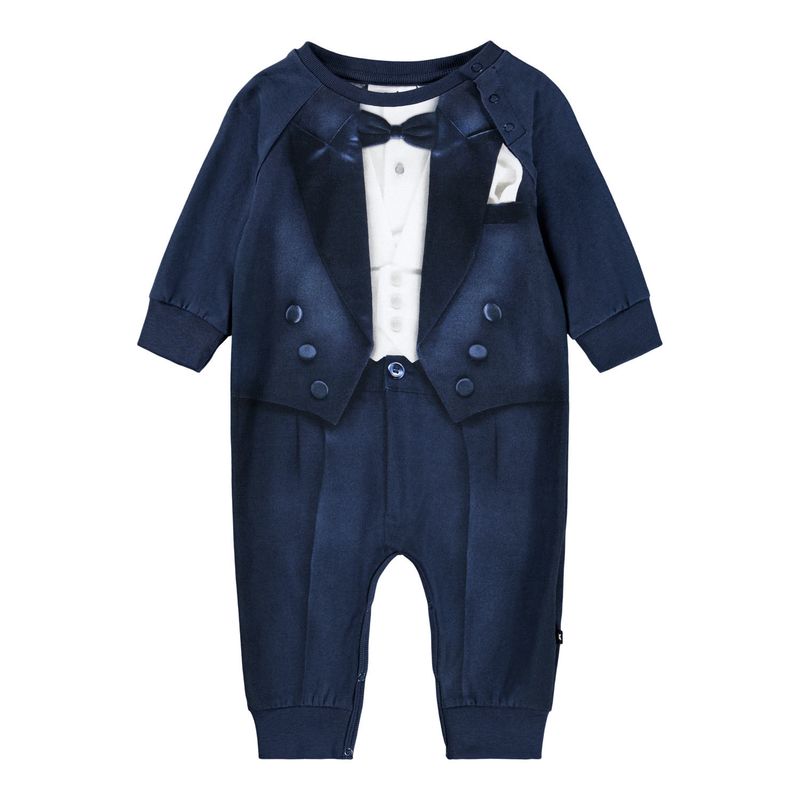 Fairfax Romper Tuxedo Baby