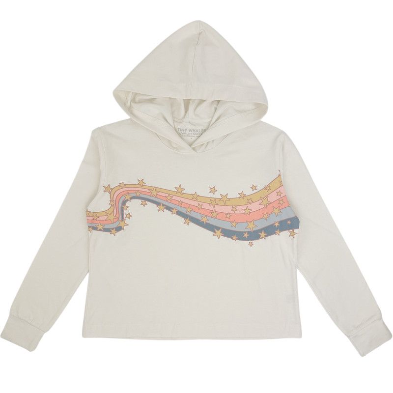 Cosmos Boxy Hooded LS Tee