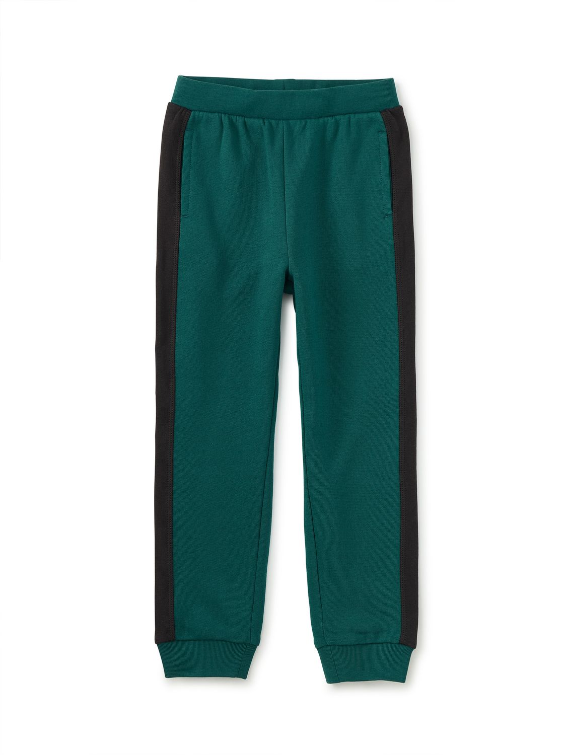 Colorblock Stripe-Out Joggers Jade