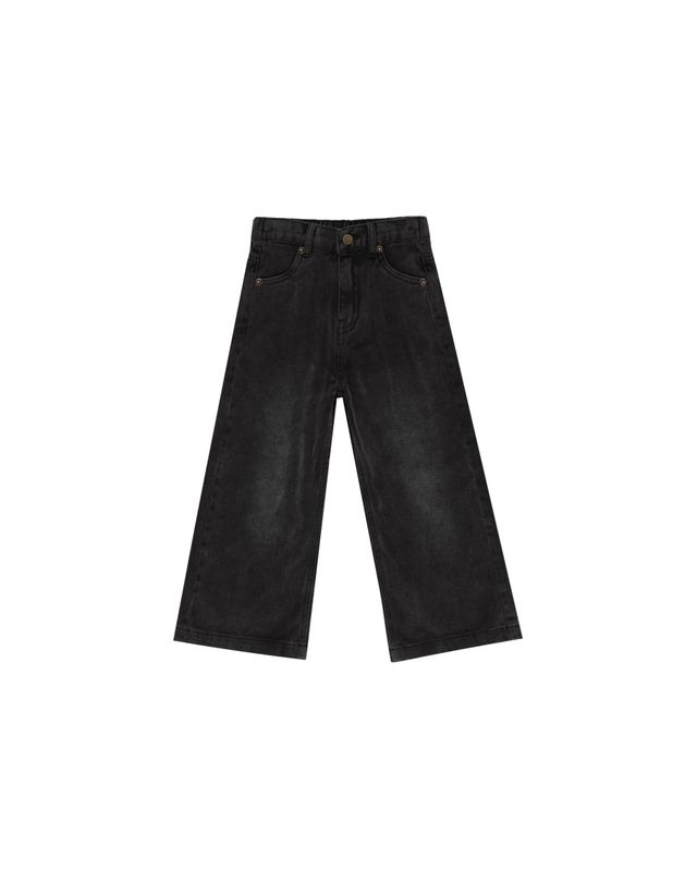 Straight Leg Pant Washed Black