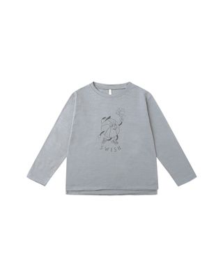 Raw Edge Long Sleeve Tee Basketball