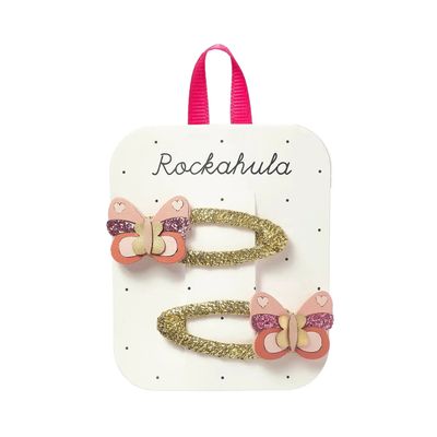 Patchwork Butterfly Clips