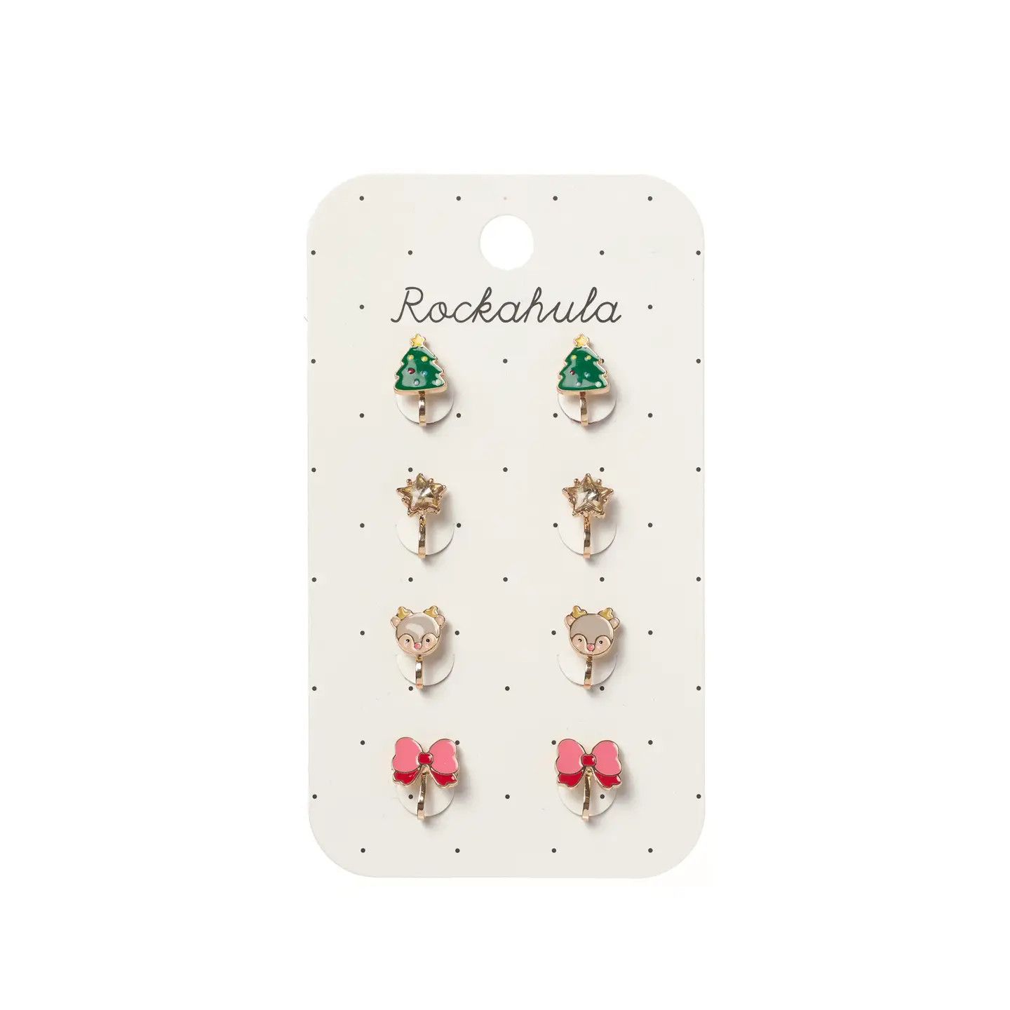 Jolly Christmas Clip On Earrings