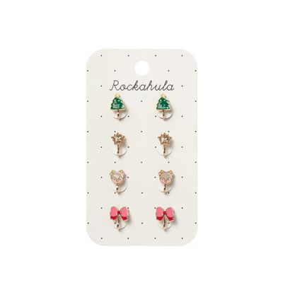 Jolly Christmas Clip On Earrings