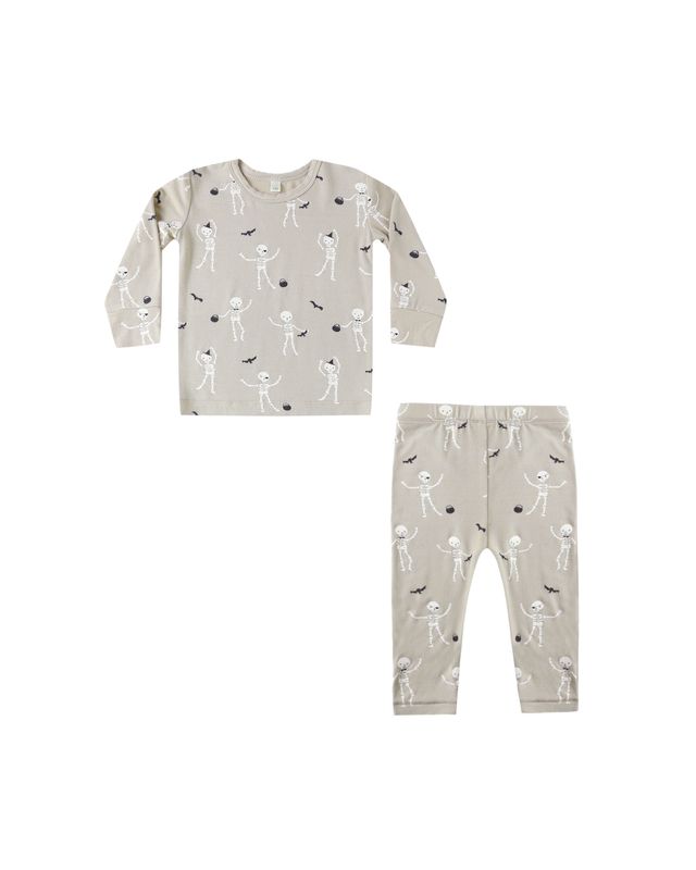 Bamboo Pajama Set Skeletons