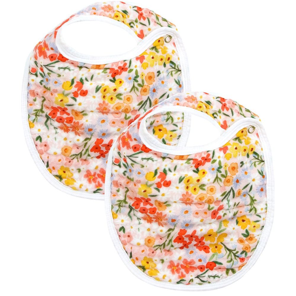 Cloud Muslin™ Bib 2 Pack - Pippa/White