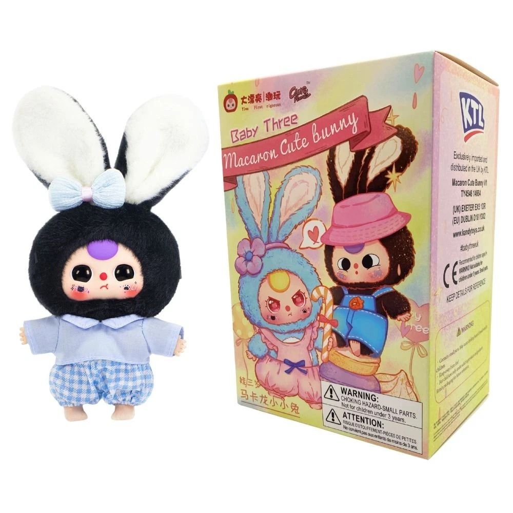 Baby Three Macaron Cute Bunny Plush Blind Box