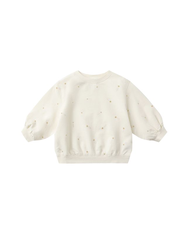 Oversized Crew Sweatshirt Shooting Stars