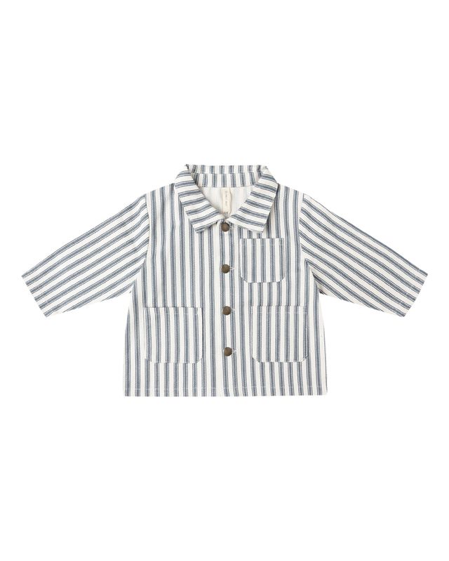 Utility Jacket Ocean Pinstripe
