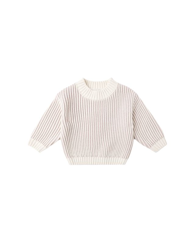 Relaxed Knit Sweater Lilac