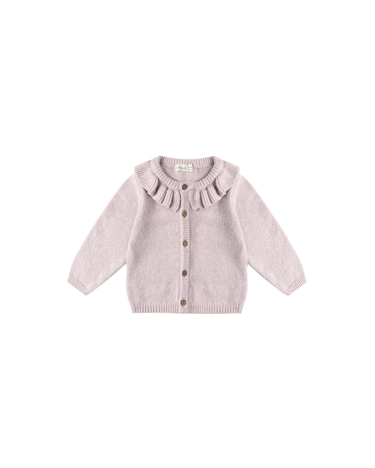 Ruffle Collar Cardigan Lilac