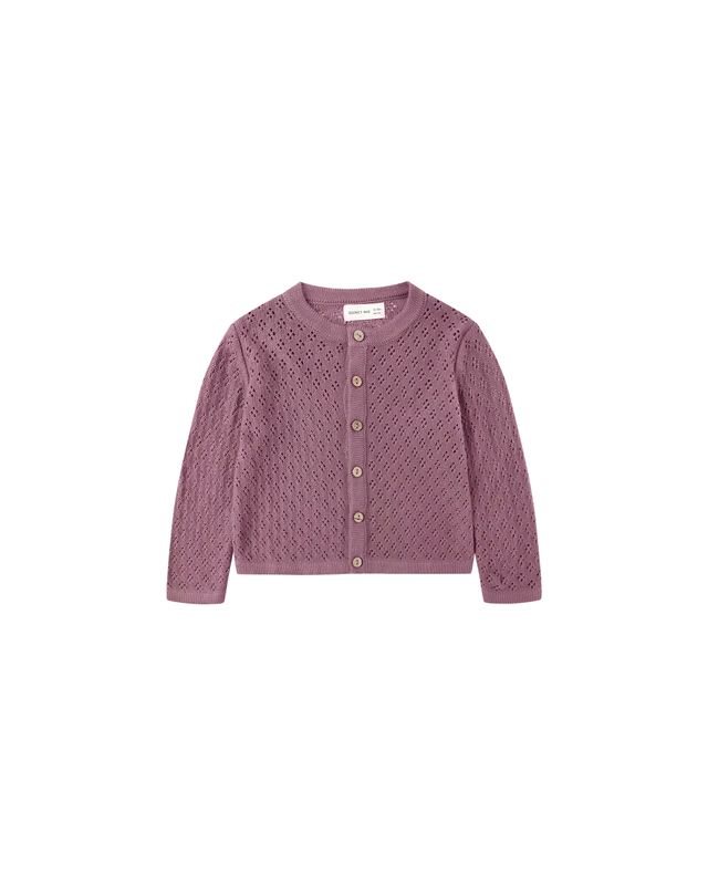Knit Cardigan Mulberry