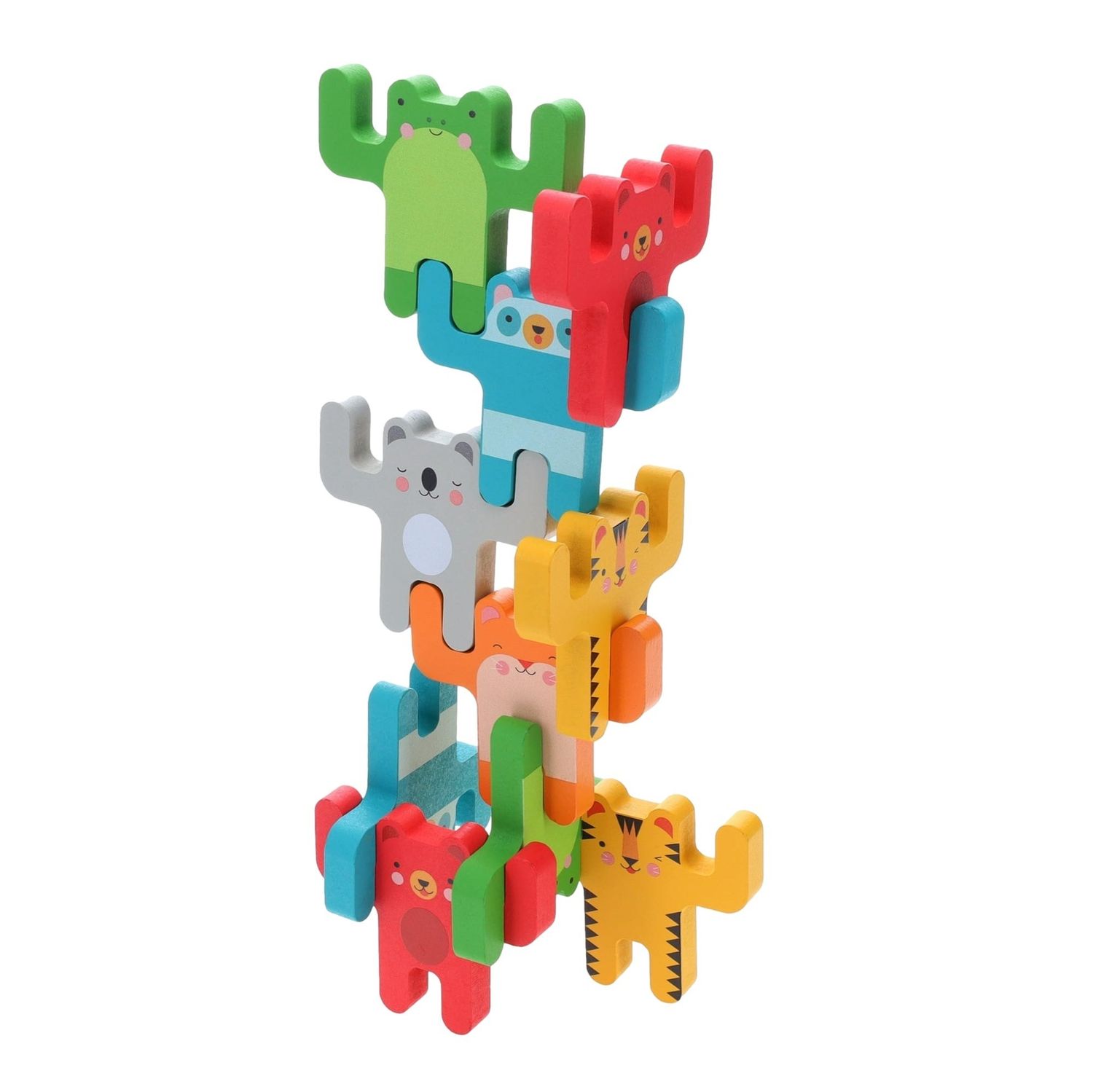 Animal Acrobats Wooden Game