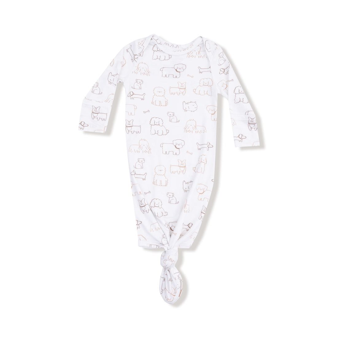 Neutral Pups Knotted Gown