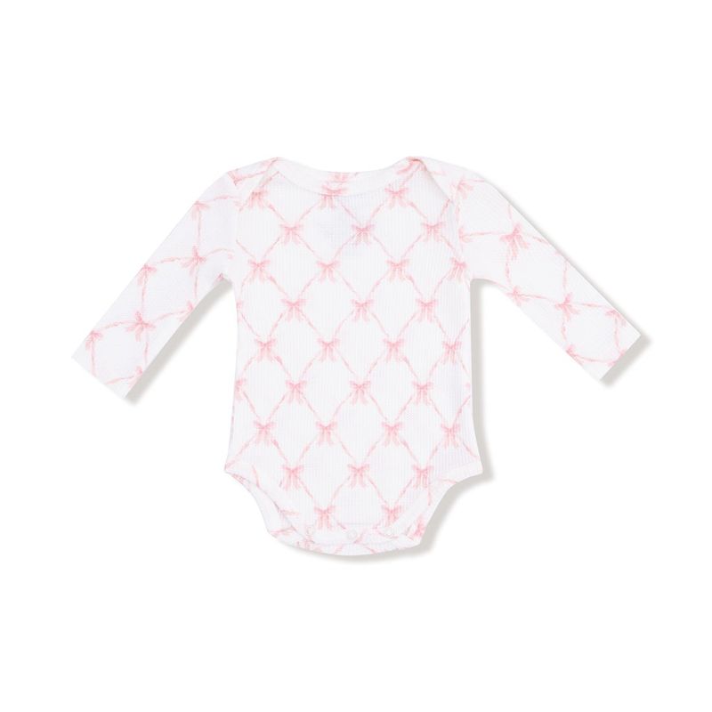 Ribbon Bow Trellis Lap Shoulder Bodysuit