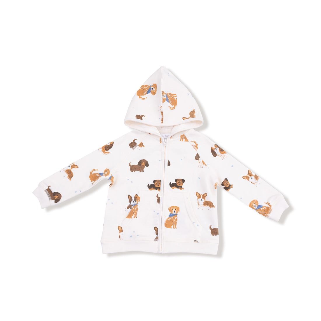 Best Friend Dogs French Terry Uni Zip Hoodie