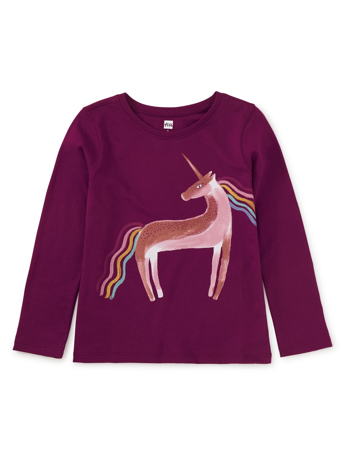 Rainbow Unicorn Graphic Tee Cosmic Berry
