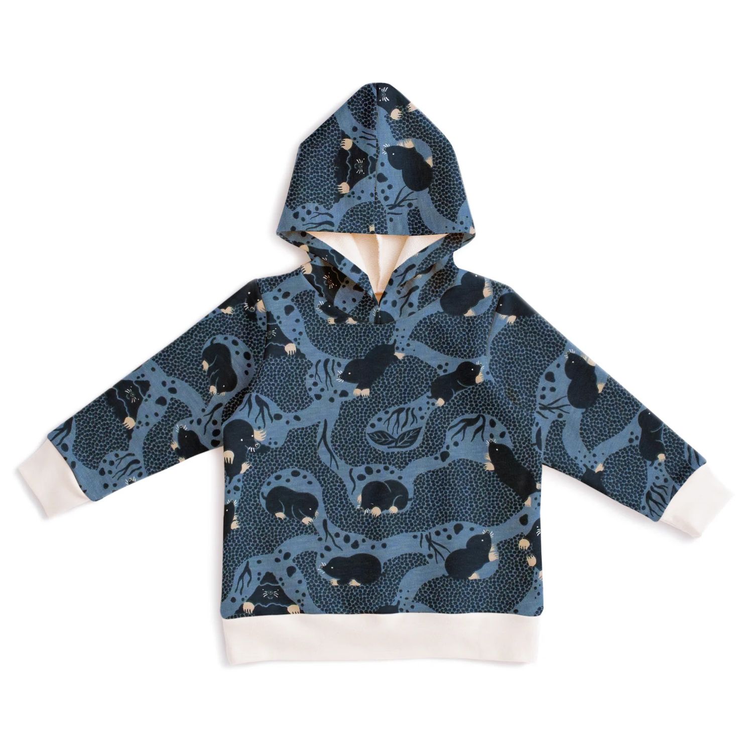Hoodie Moles Blue