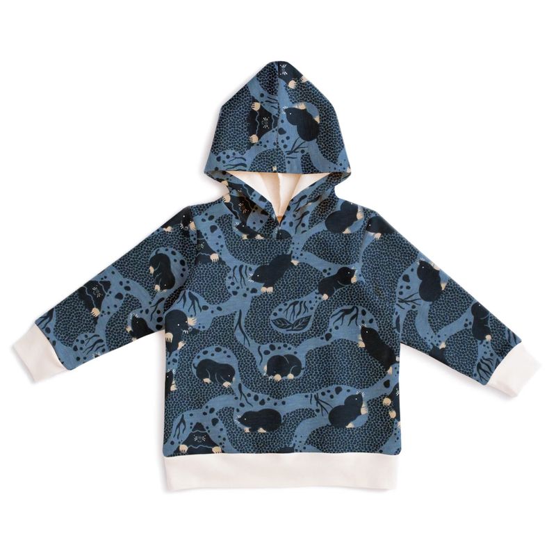 Hoodie Moles Blue