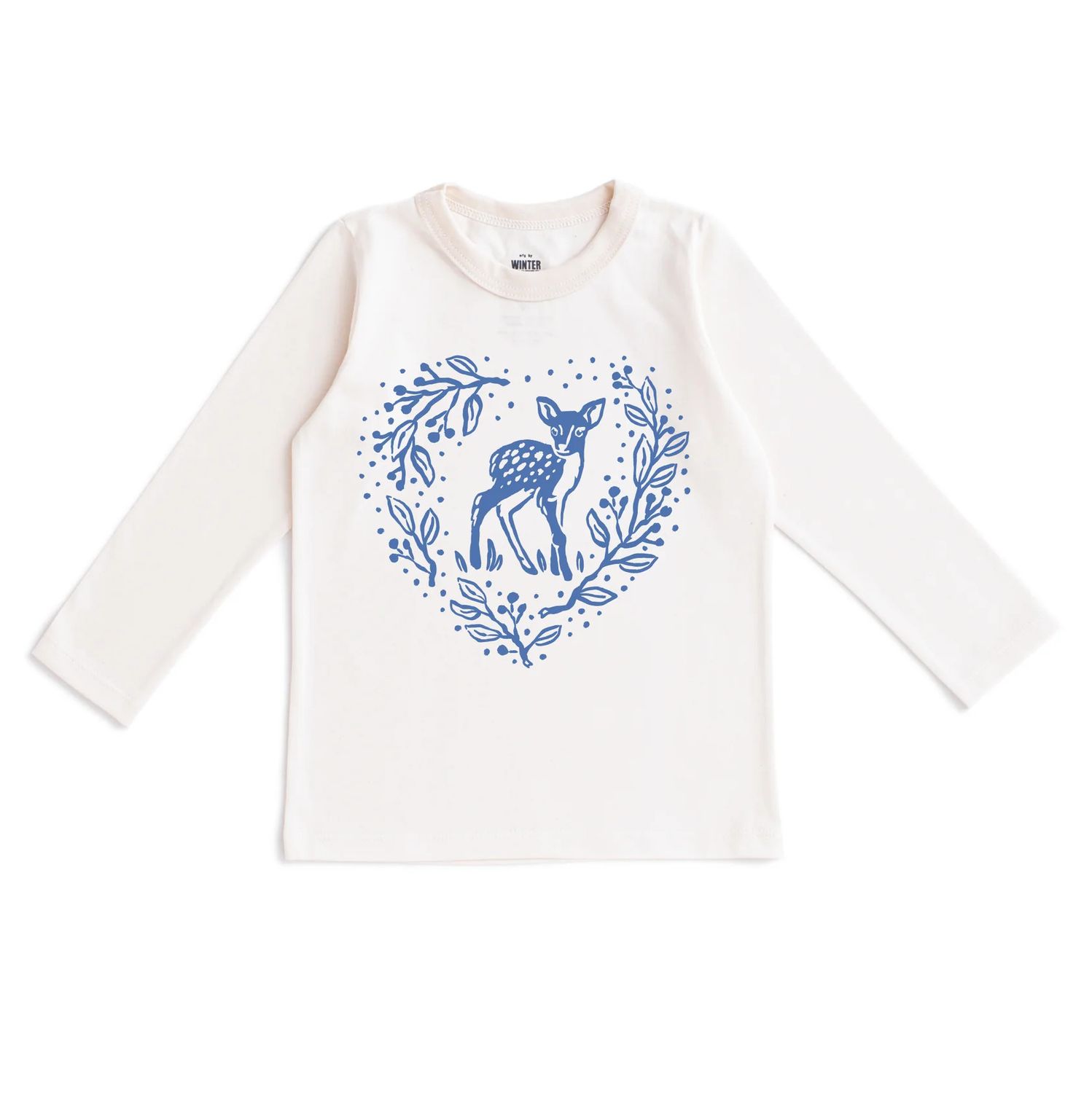 LS Graphic Baby Tee Fawn Natural
