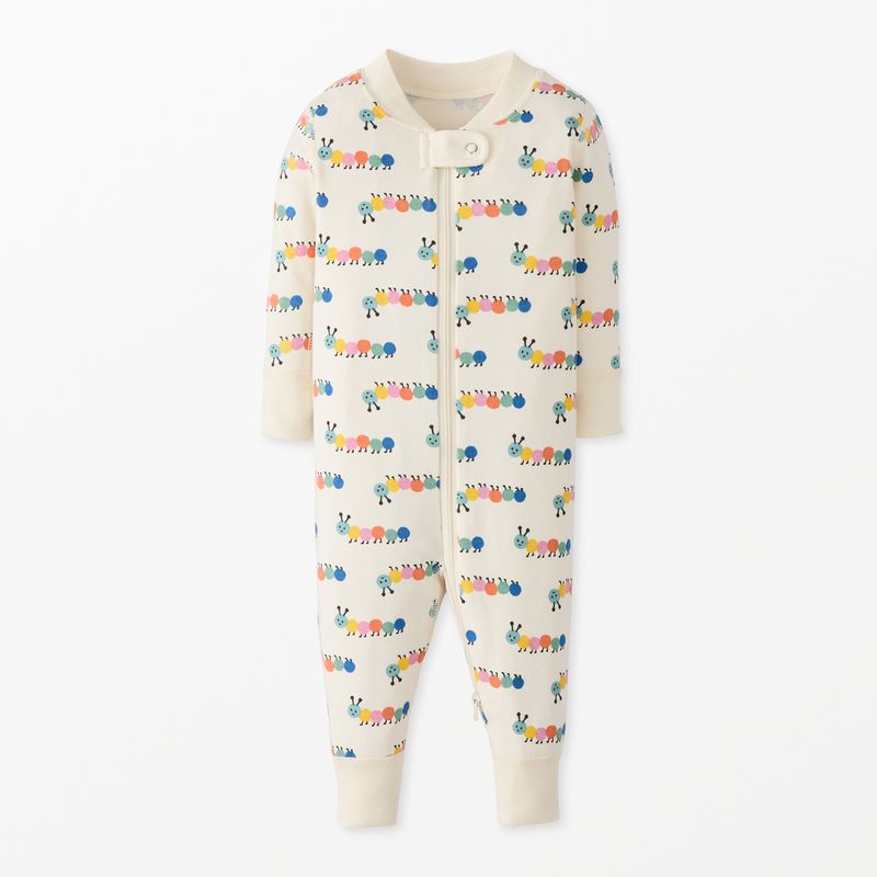 2-Way Zip Sleeper Colorful Caterpillar