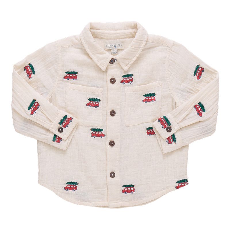 Jack Shirt Tree Farm Embroidery