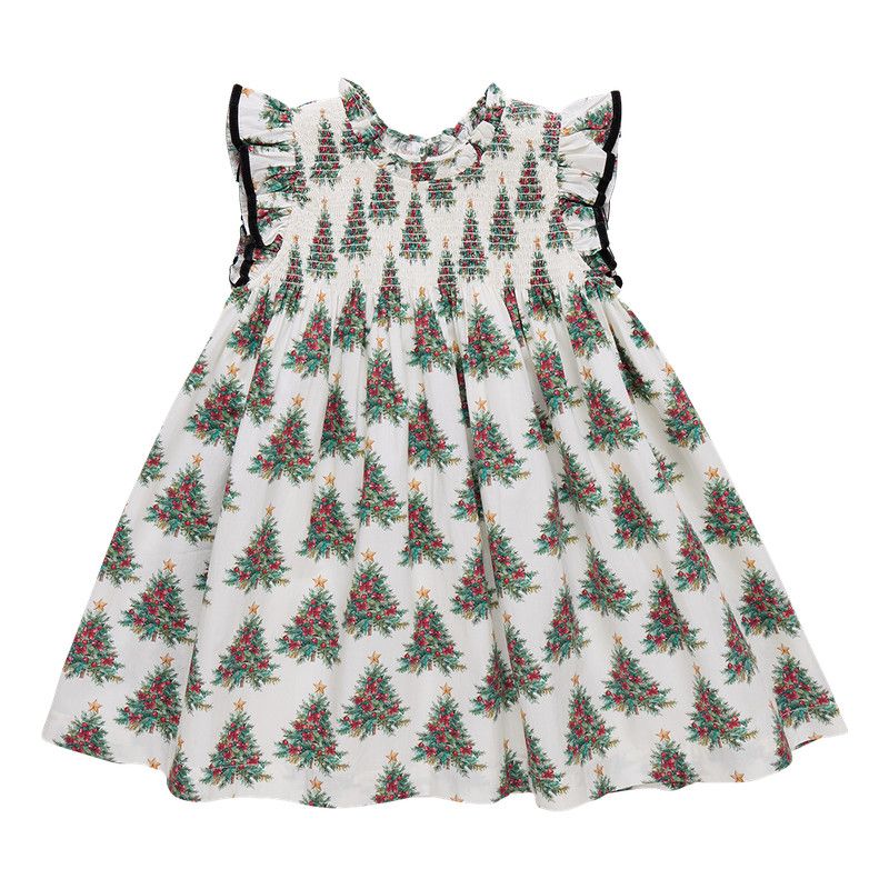 Stevie Dress Vintage Trees