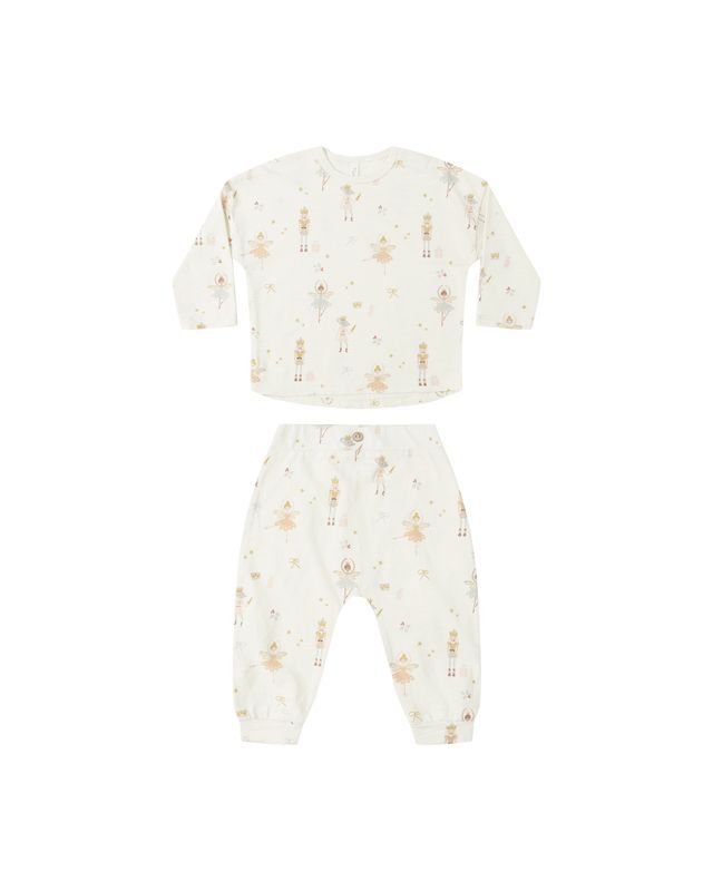 Long Sleeve Tee + Pant Set Nutcracker