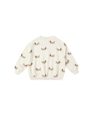 Relaxed Baby Sweatshirt Christmas Dogs