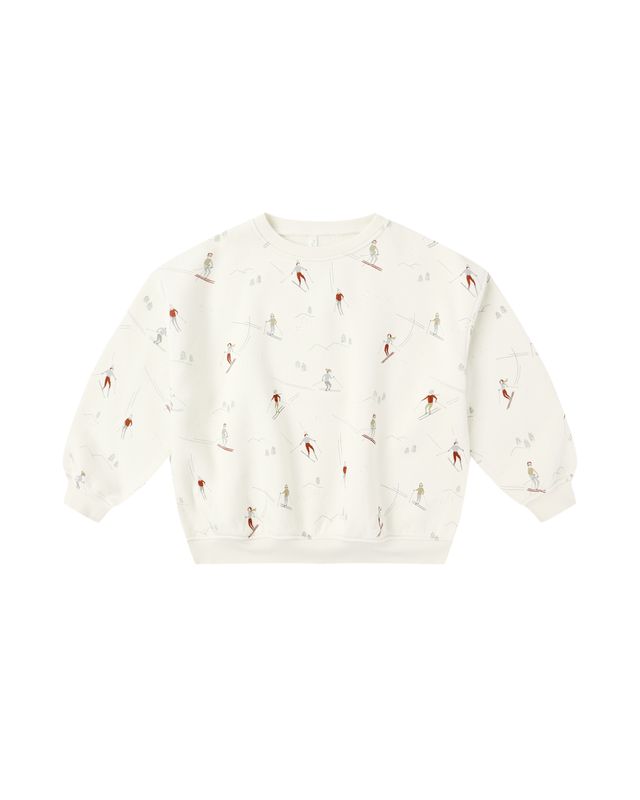 Relaxed Baby Sweatshirt Skiers