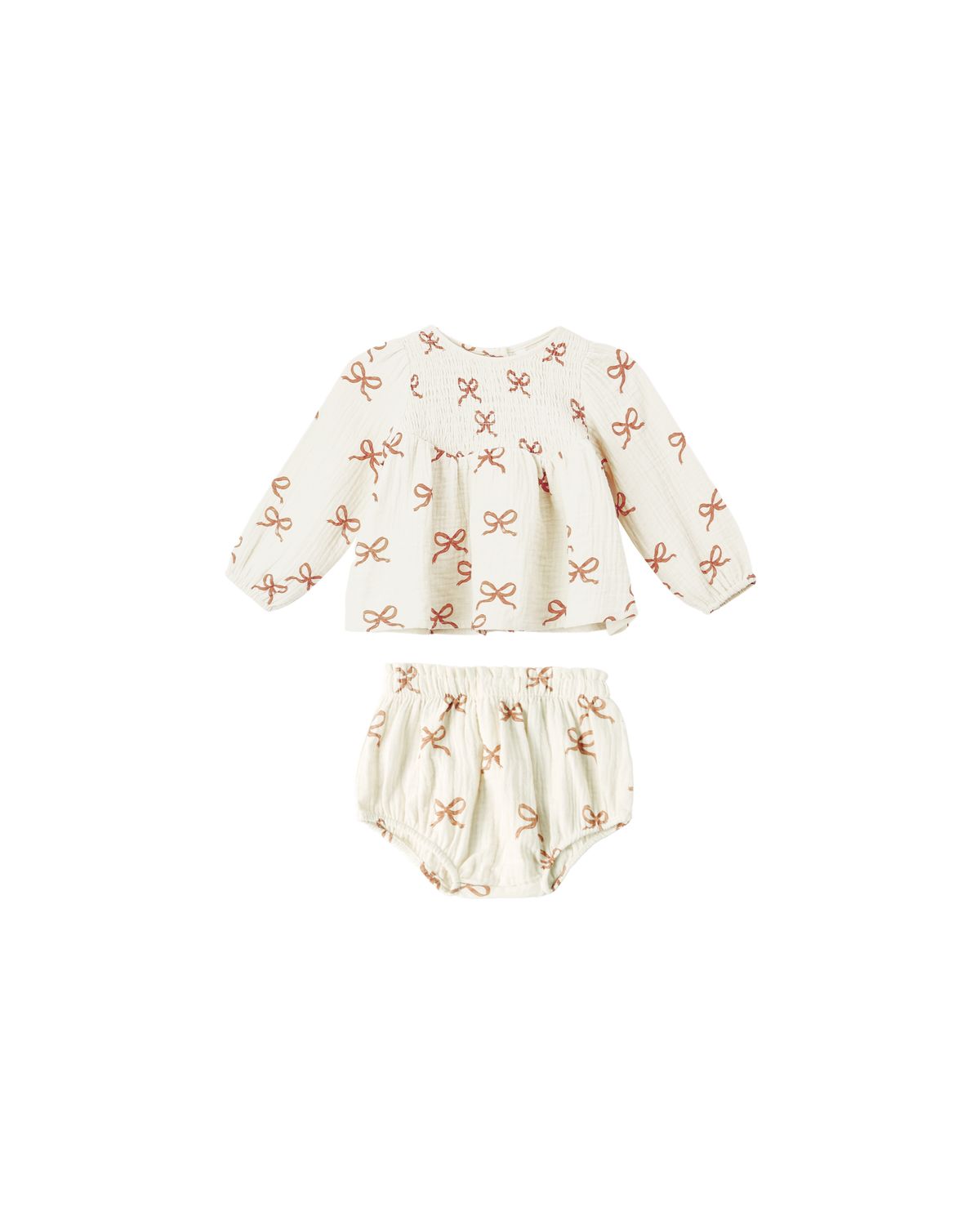 Sophia Top + Bloomer Set Ruby Bows