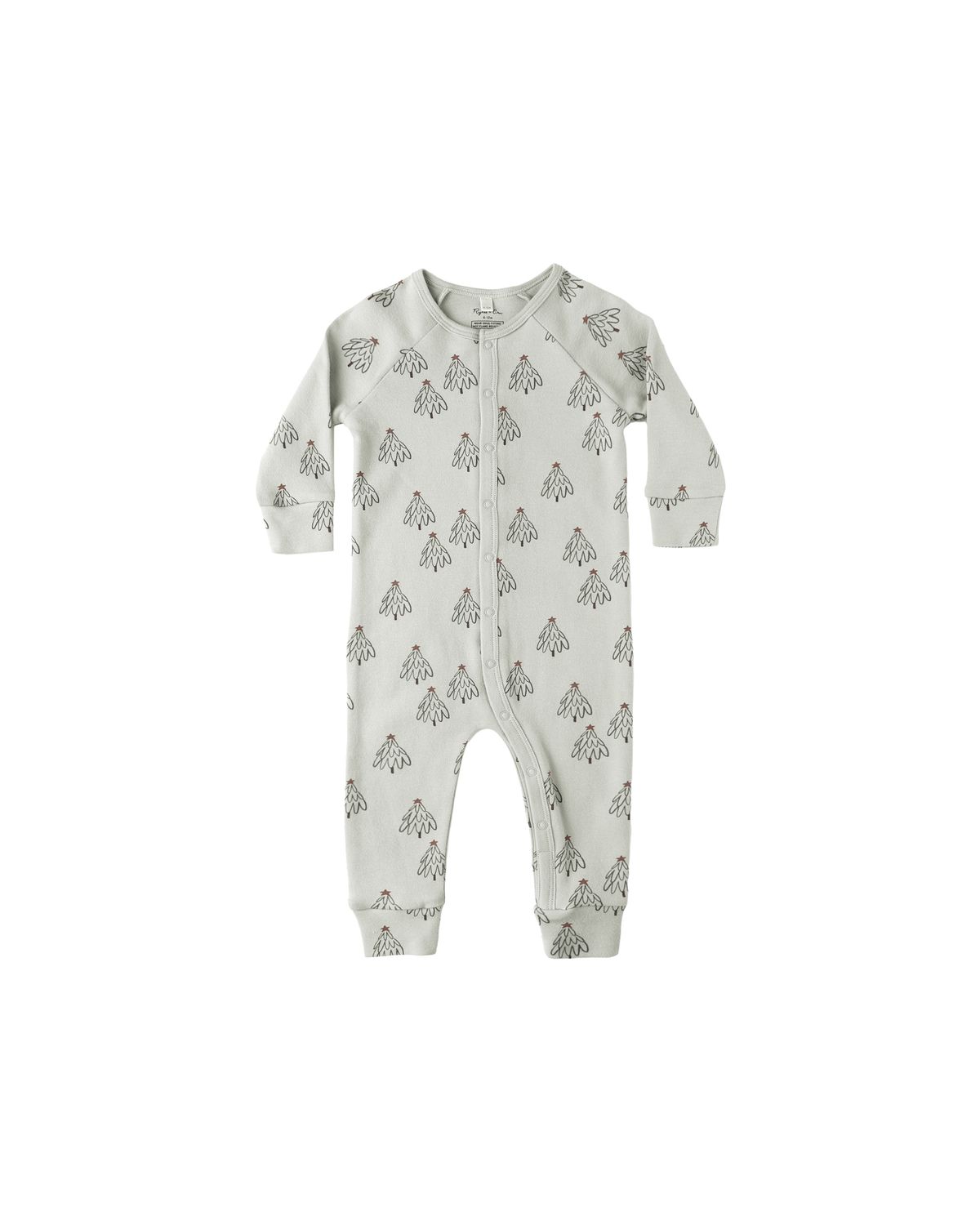Organic Long John Pajamas Trees
