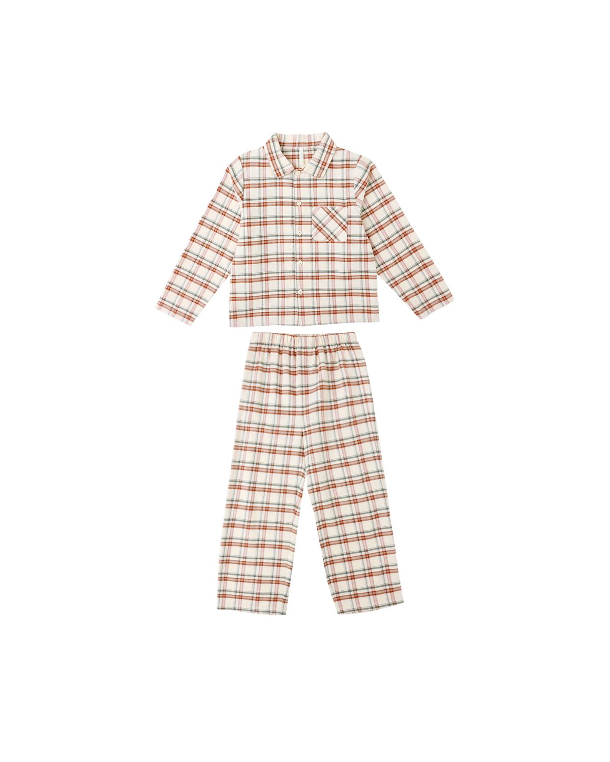 Long Sleeve Pajamas Holiday Flannel