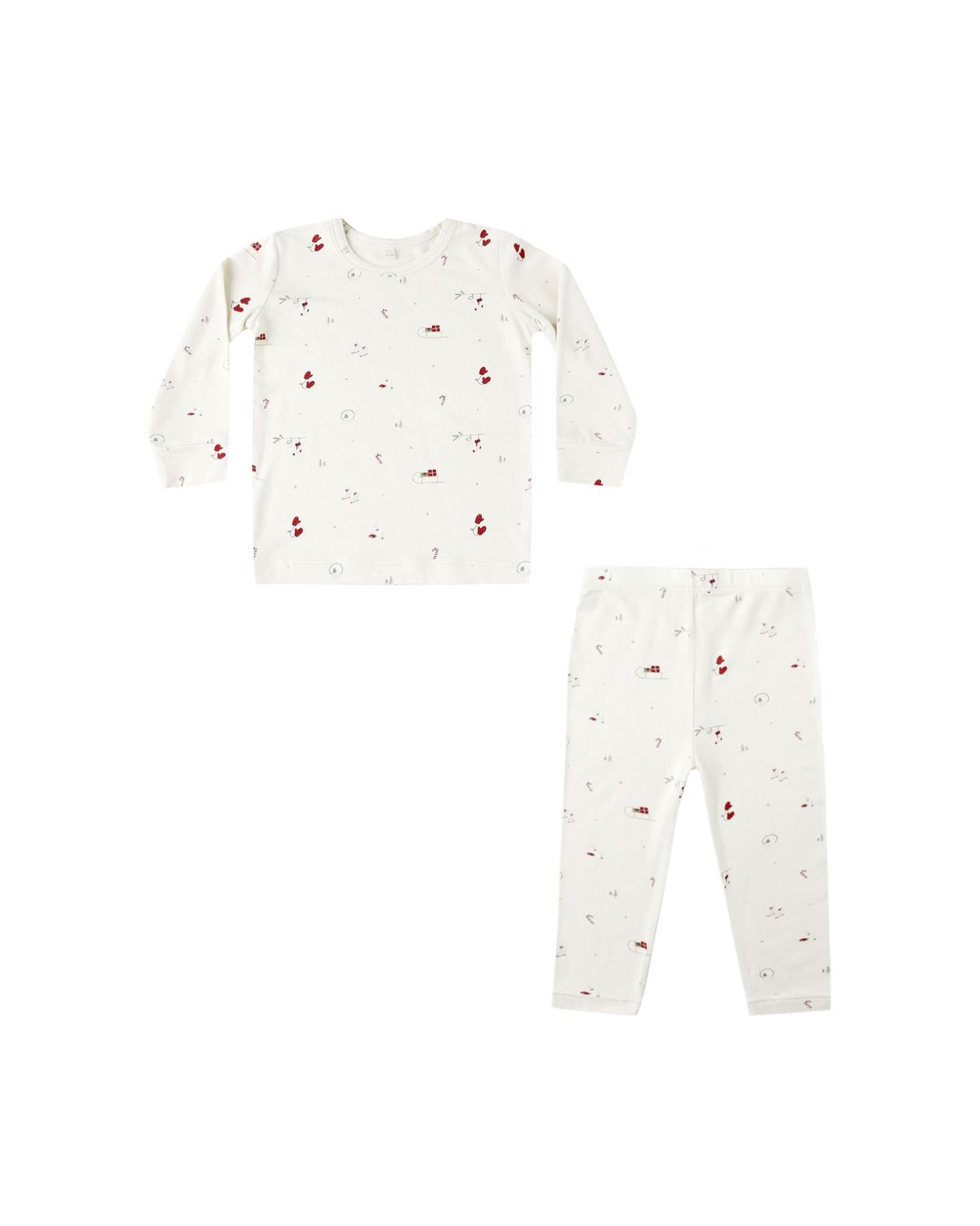 Bamboo Baby Pajama Set Winter Wonderland