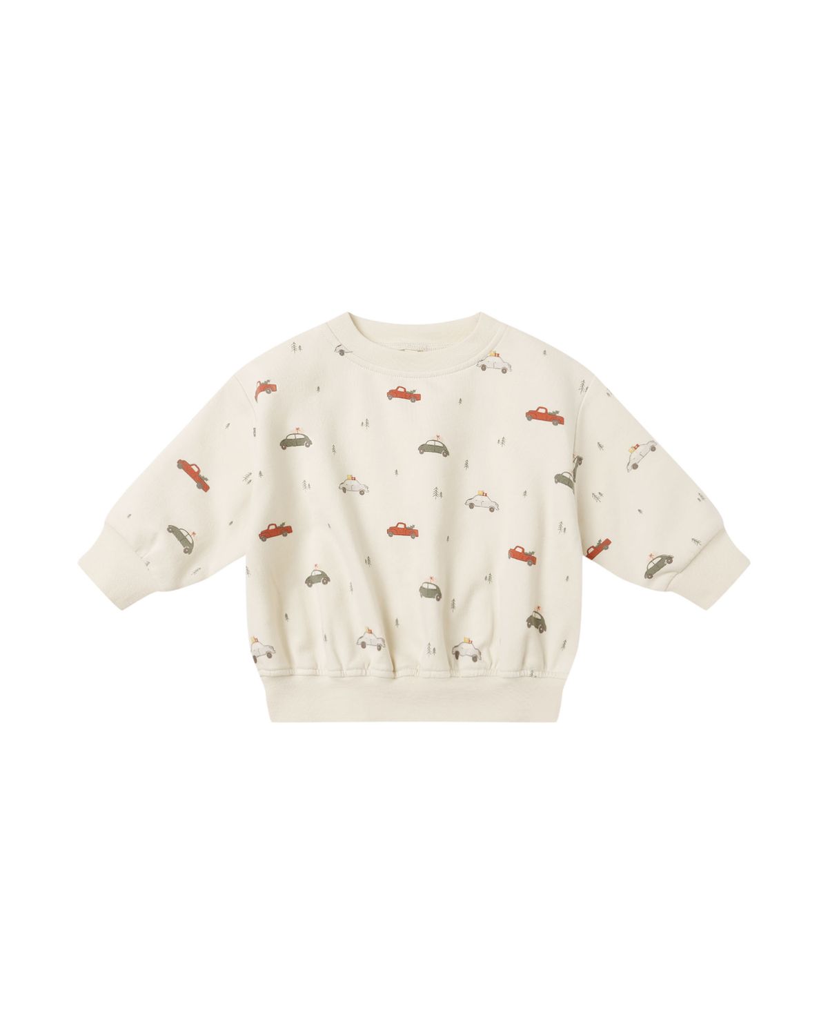 Relaxed Fleece Sweatshirt Cars