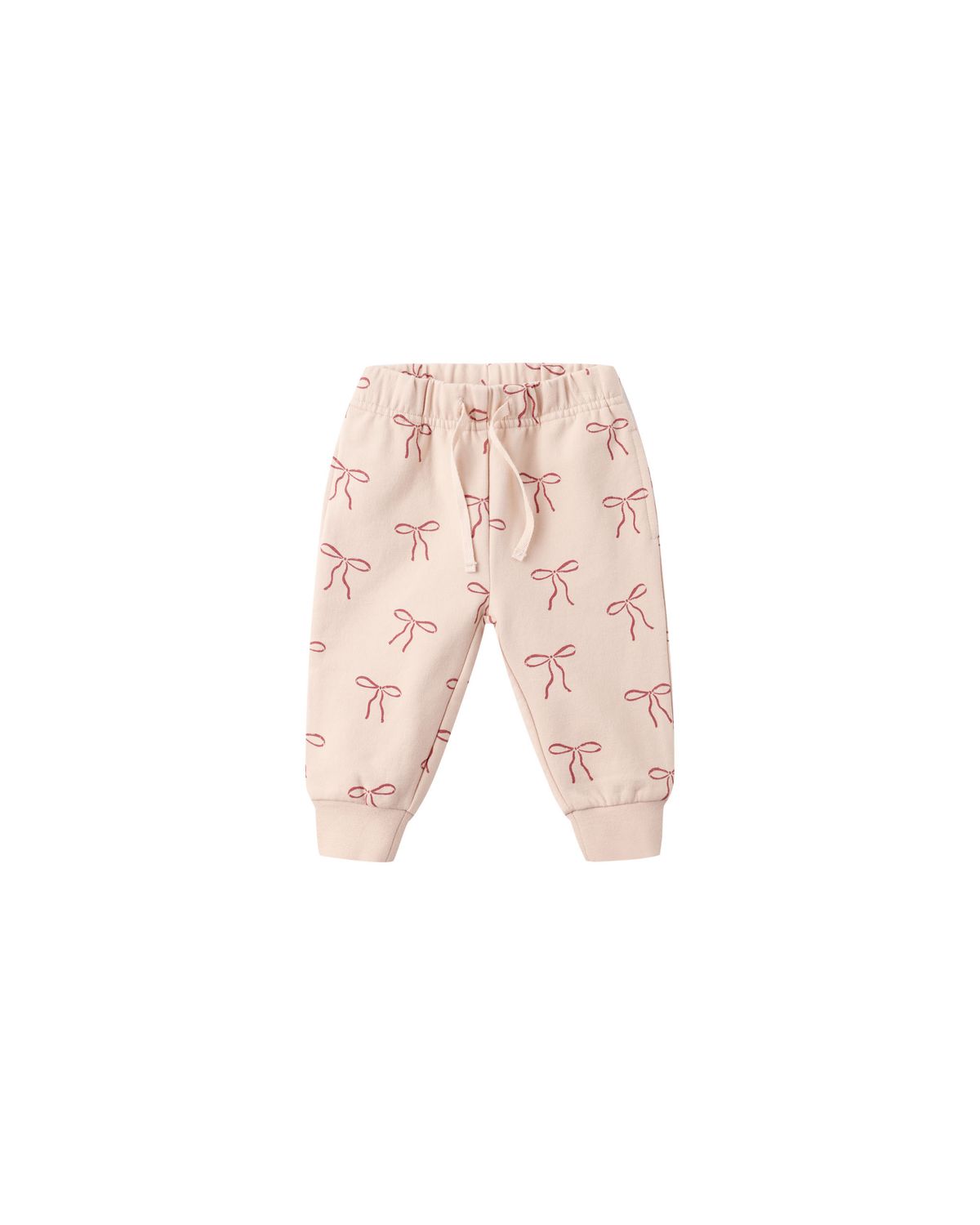 Relaxed Fleece Baby Sweatpant Red Bows
