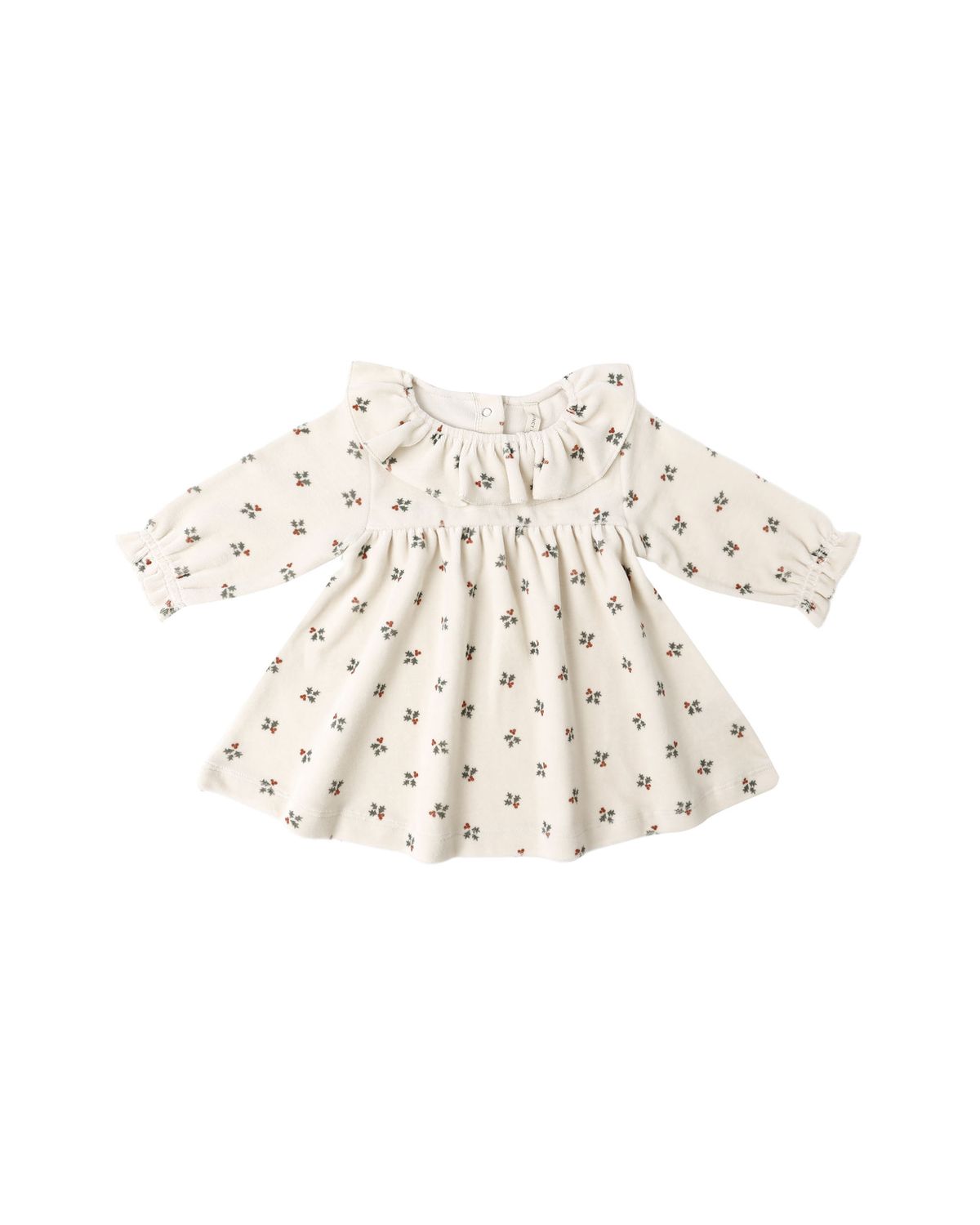 Velour Dress Holly Berry