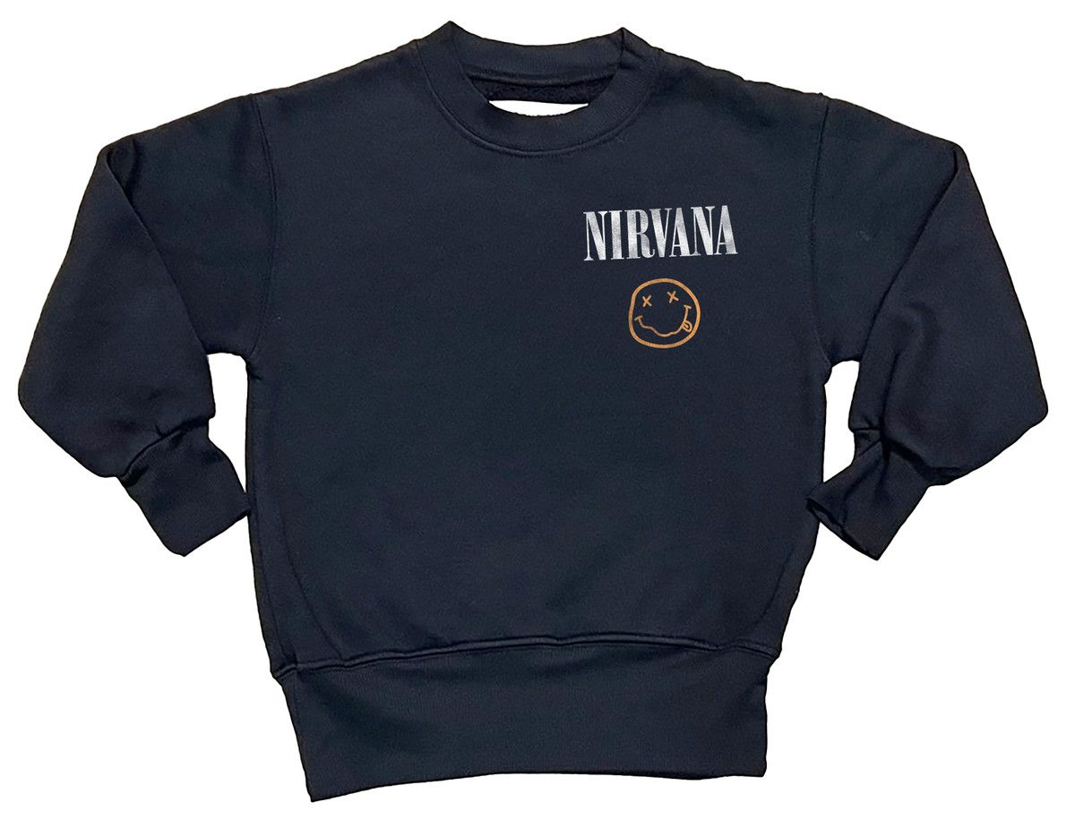 Nirvana Smiley Crewneck Sweatshirt