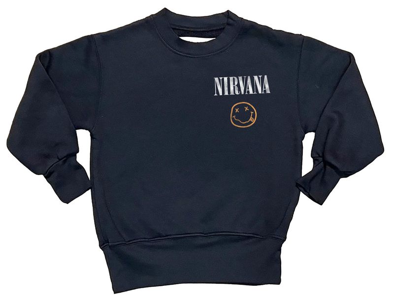 Nirvana Smiley Crewneck Sweatshirt