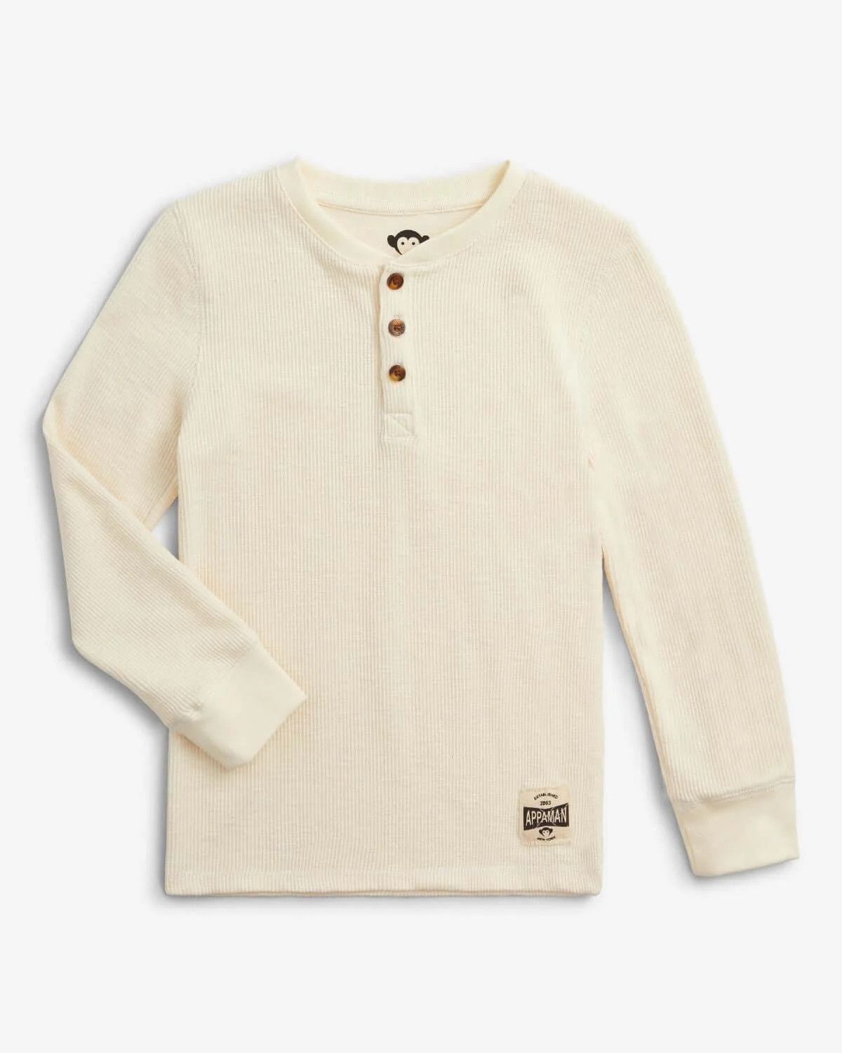Craftsman Thermal Henley Winter White