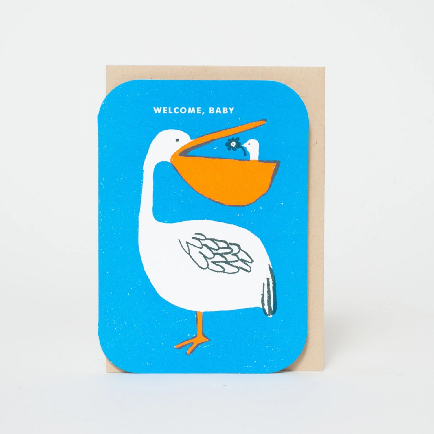 Welcome Baby Pelican Card