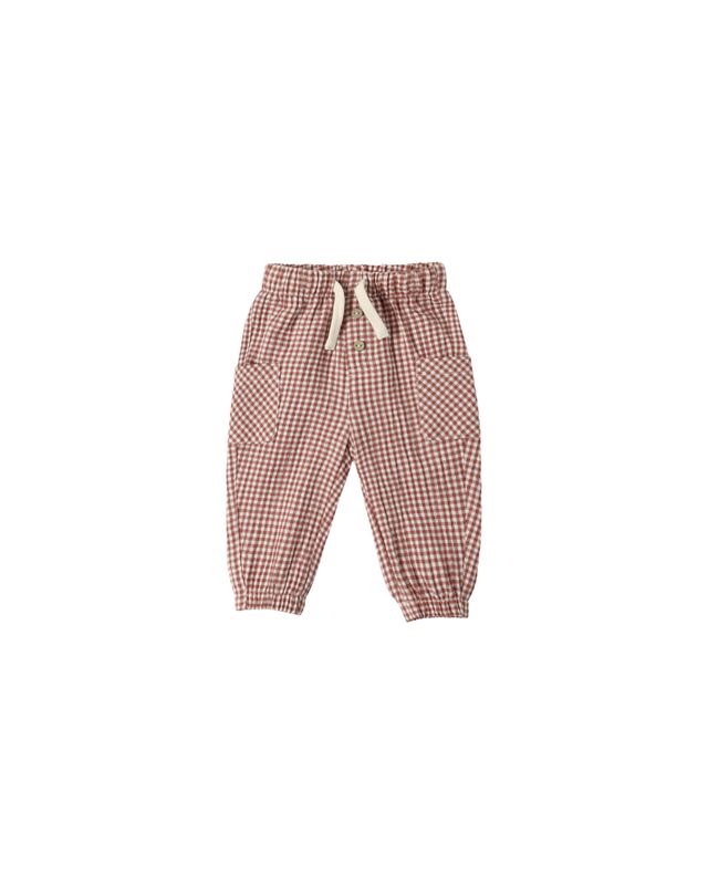 Luca Pant Red Gingham