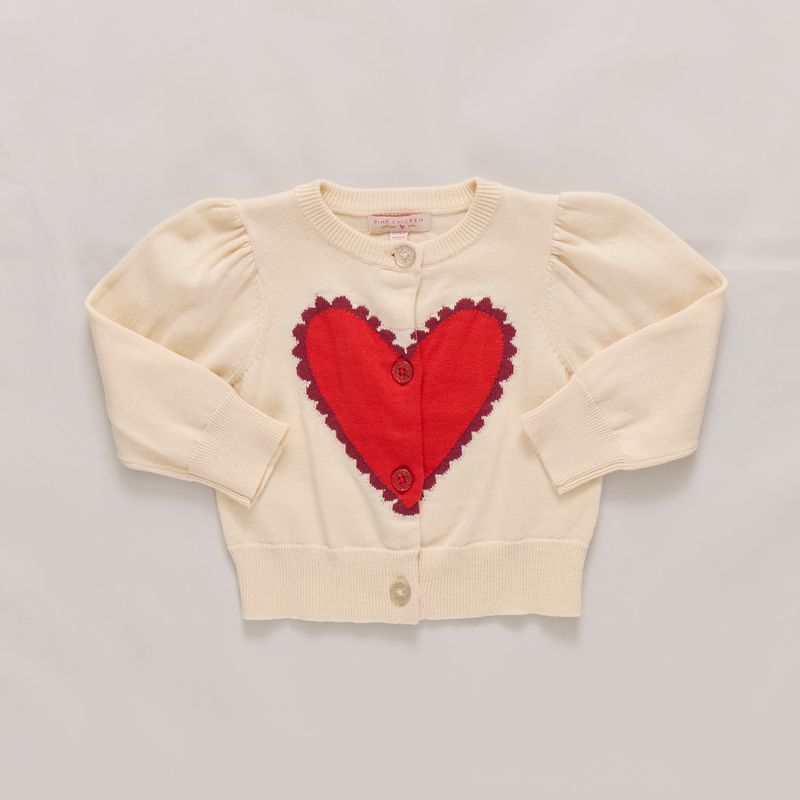 Constance Sweater Scalloped Heart